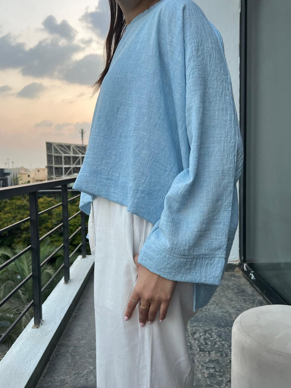 Linen Poncho