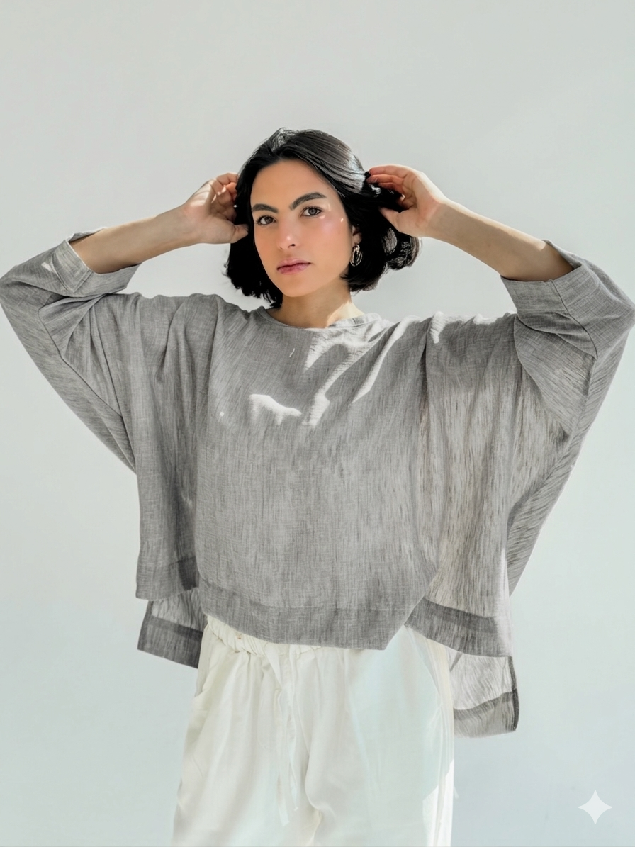 Linen Poncho