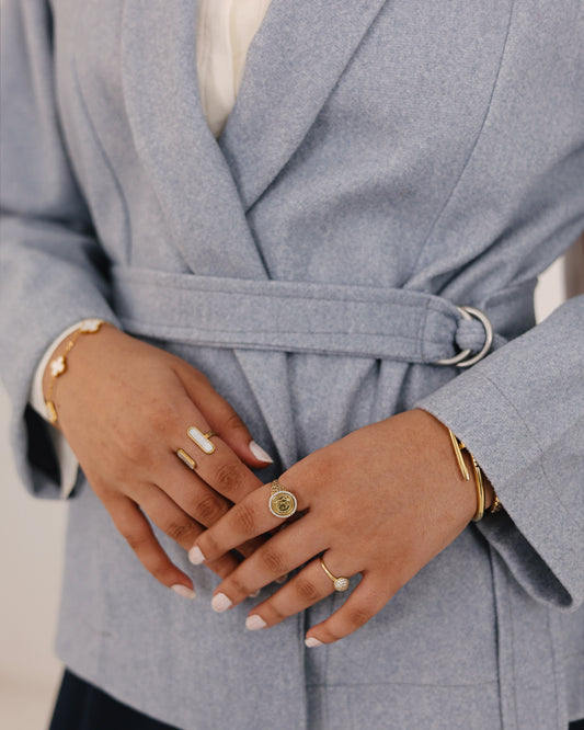 The Belted Coat Blue