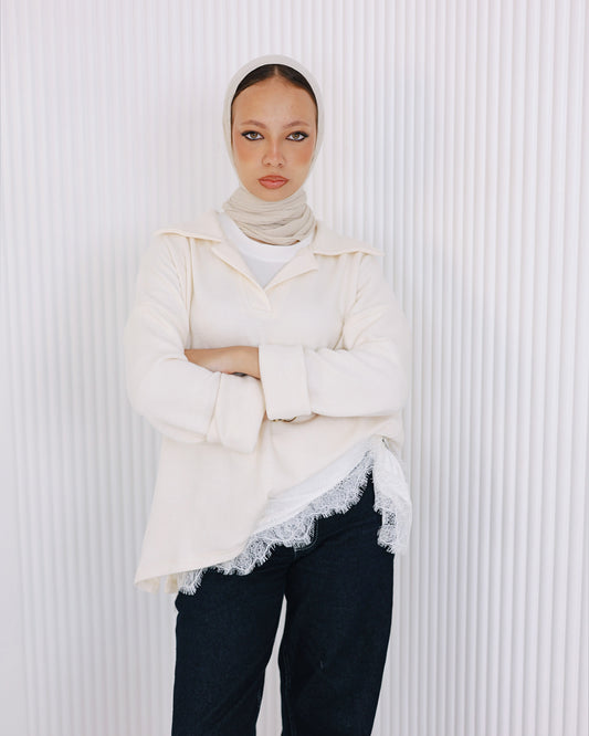 Jump Around Jumper White