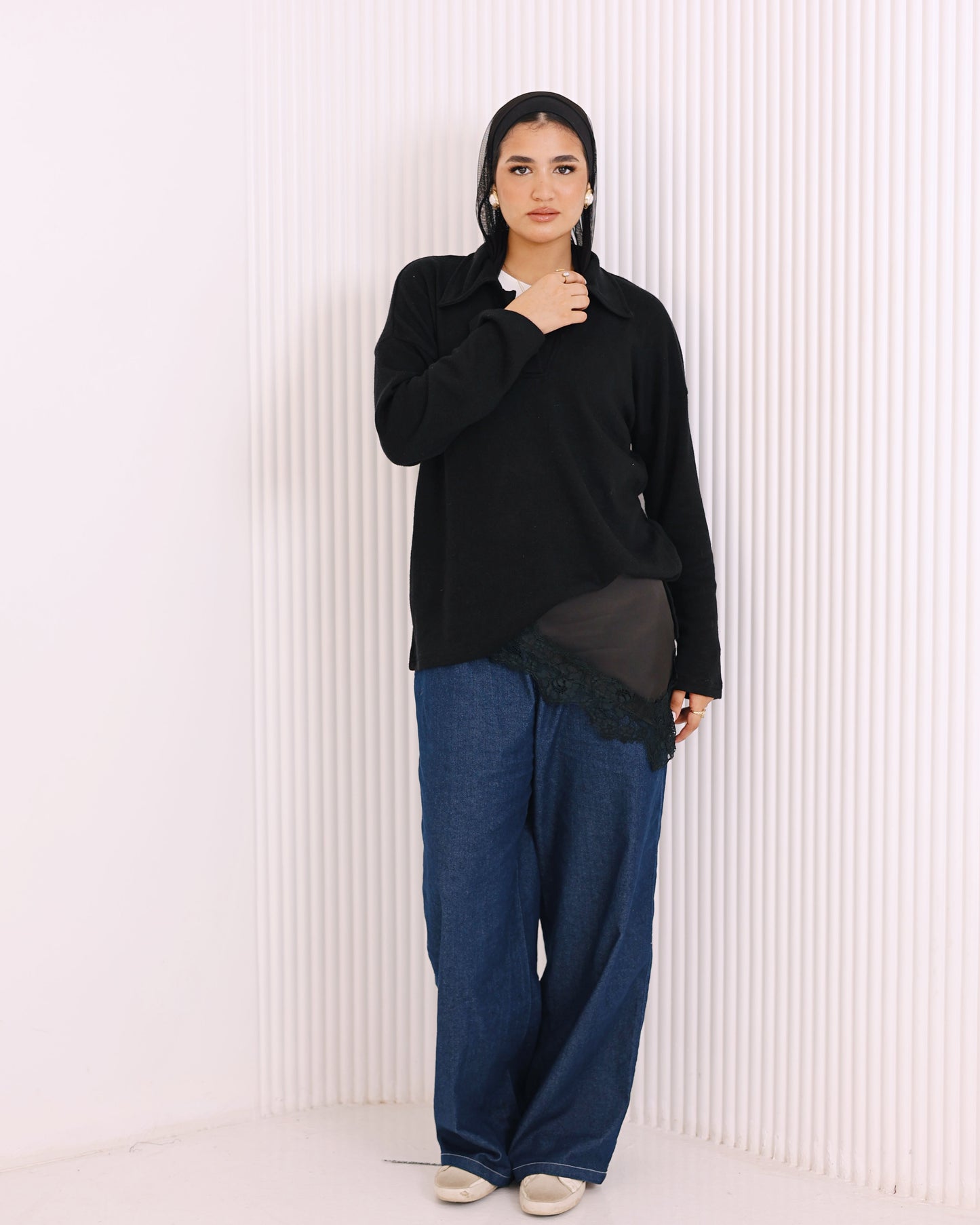 Jump Around Jumper Black