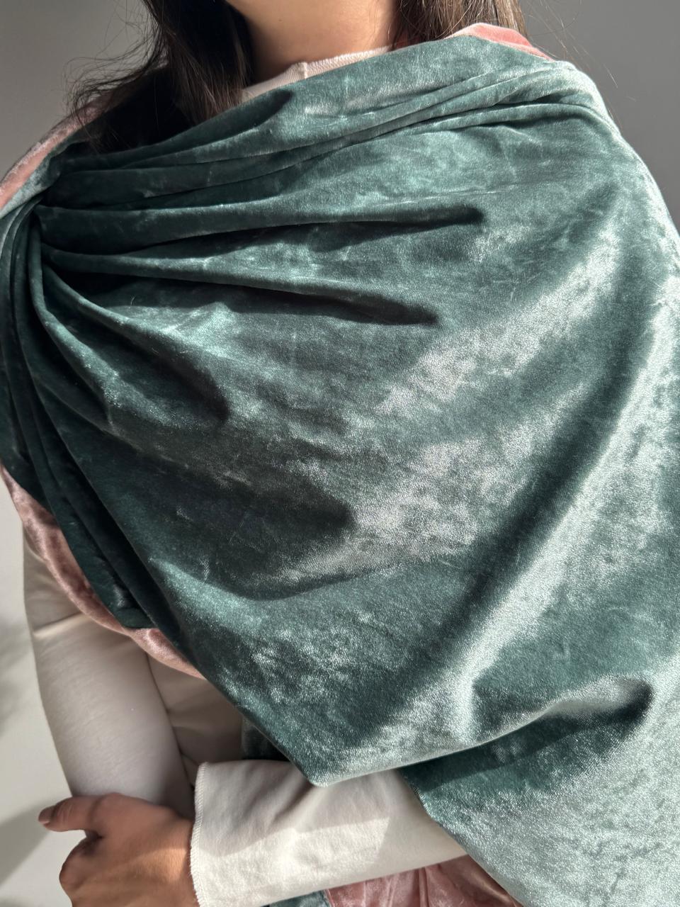 Double Face Velvet Shawl