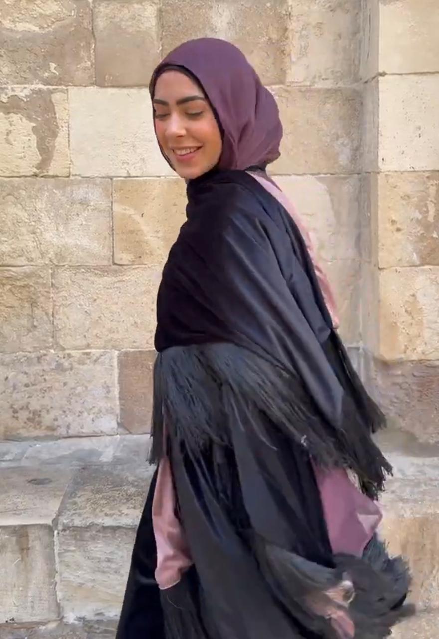 Double Face Fringe Cape