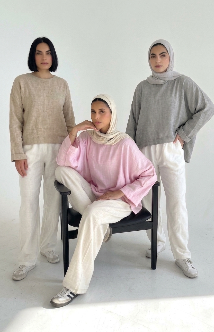 Linen Poncho