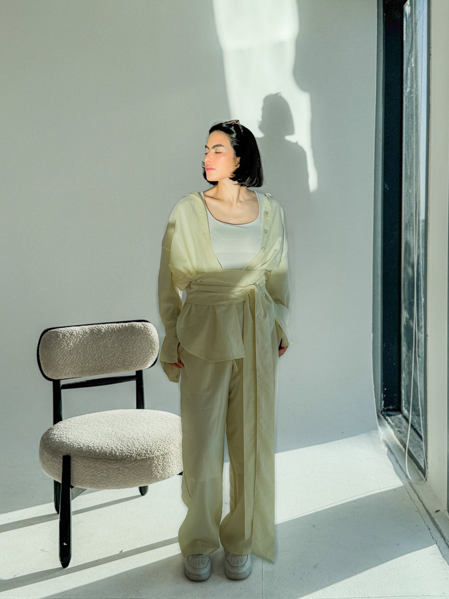 The Wrap Set In Butter Yellow