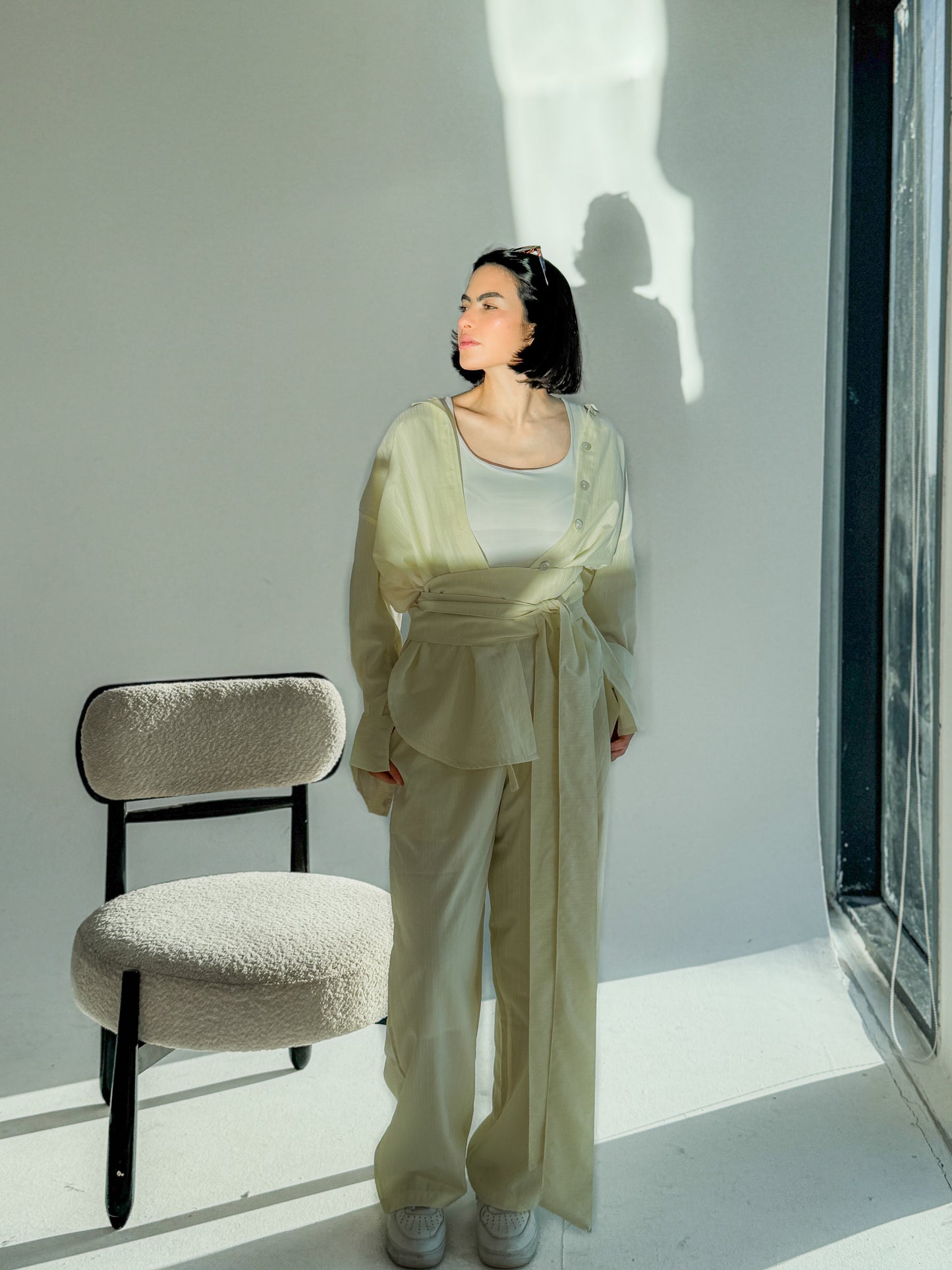 The Wrap Set In Butter Yellow