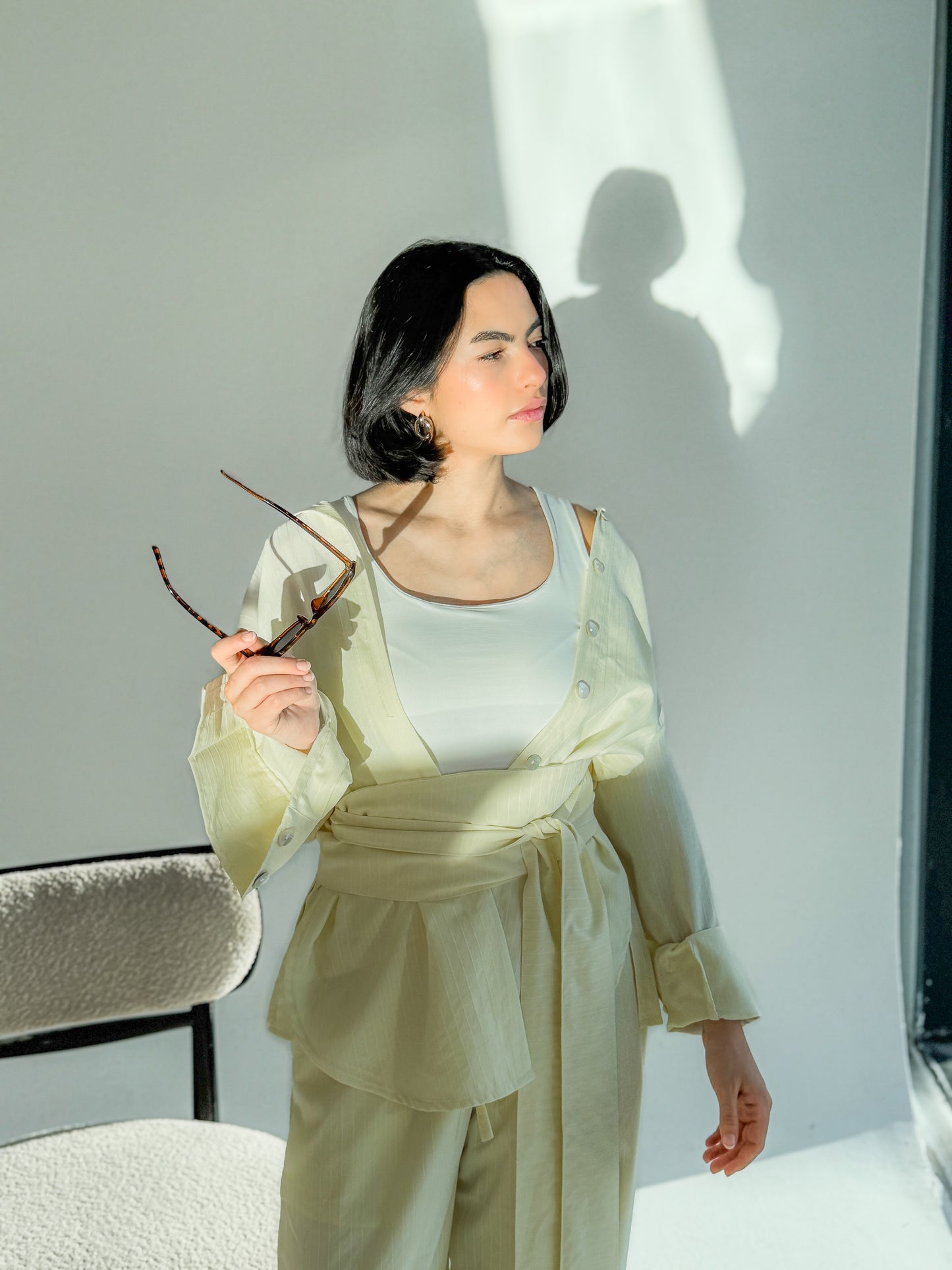 The Wrap Set In Butter Yellow