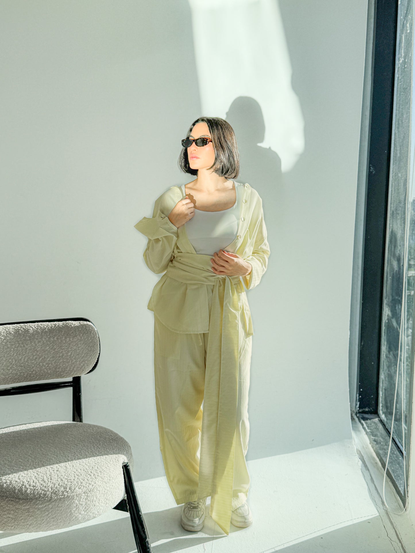 The Wrap Set In Butter Yellow