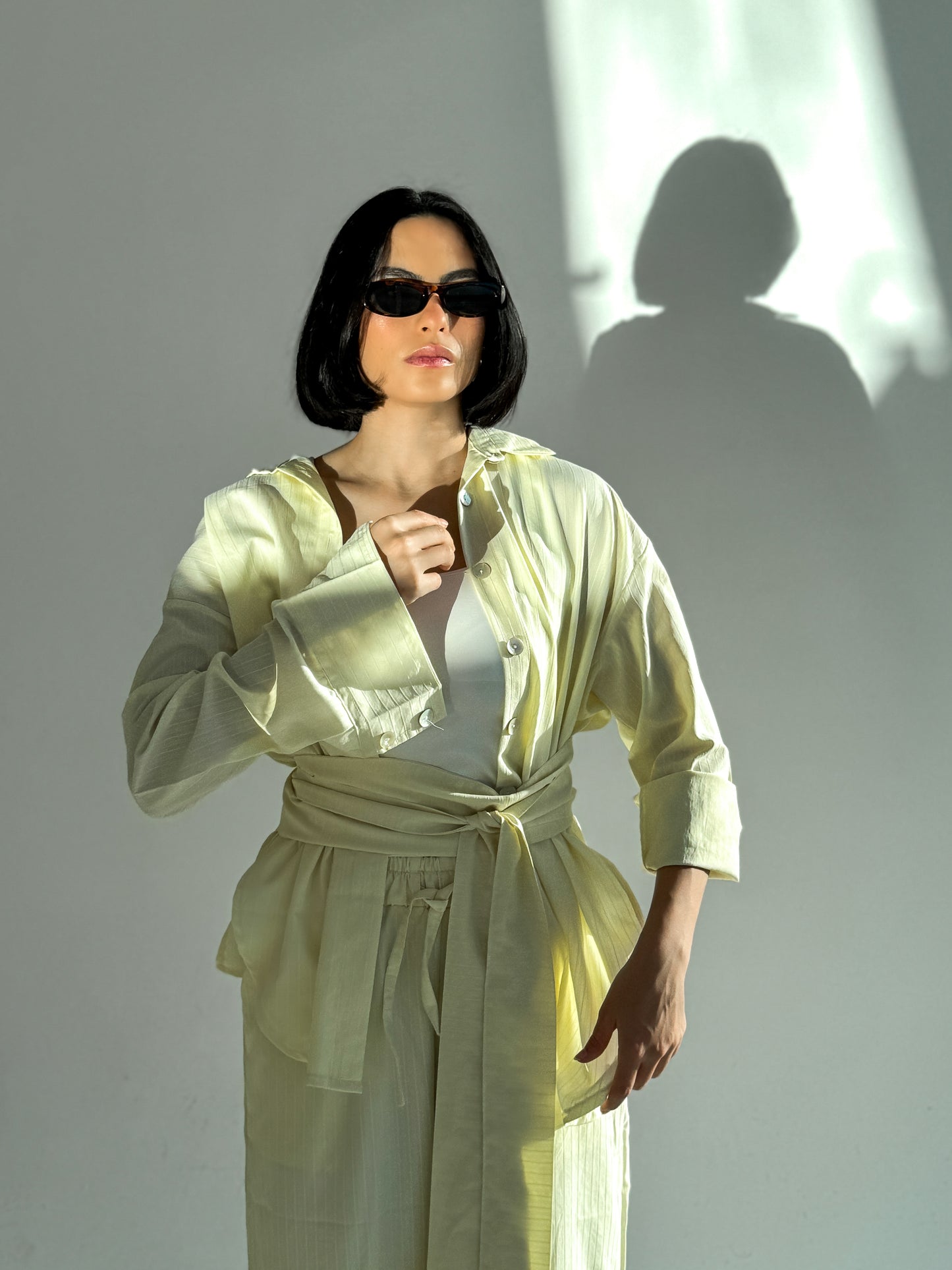 The Wrap Set In Butter Yellow