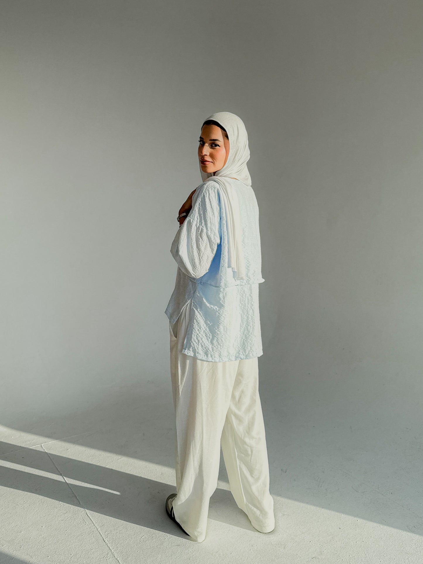 Cloud Blouse In Baby-Blue