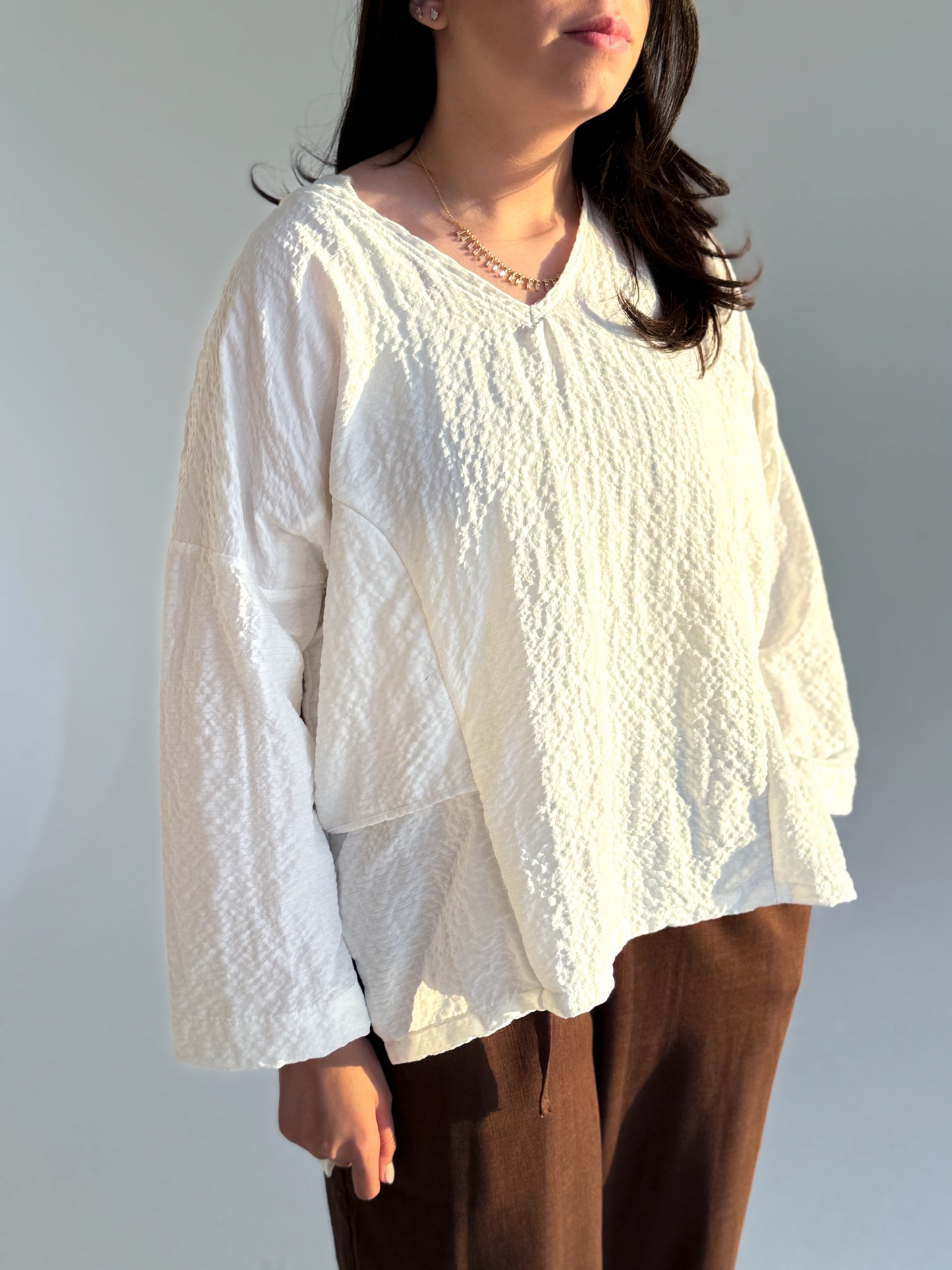 Cloud Blouse In White