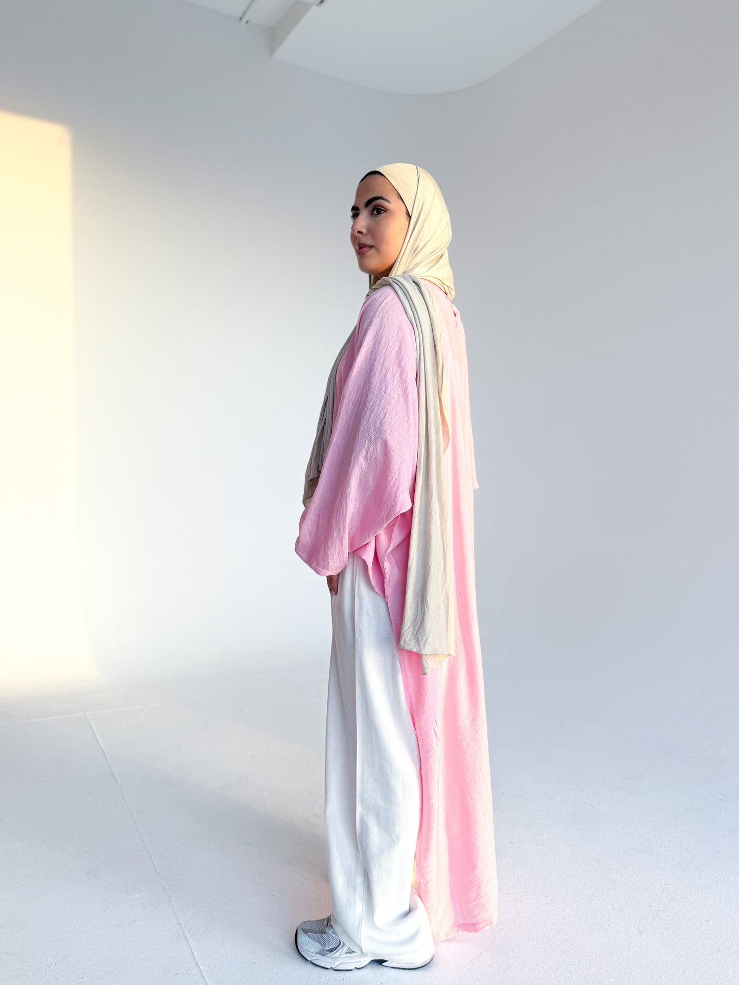 Long Back Blouse  In Pink