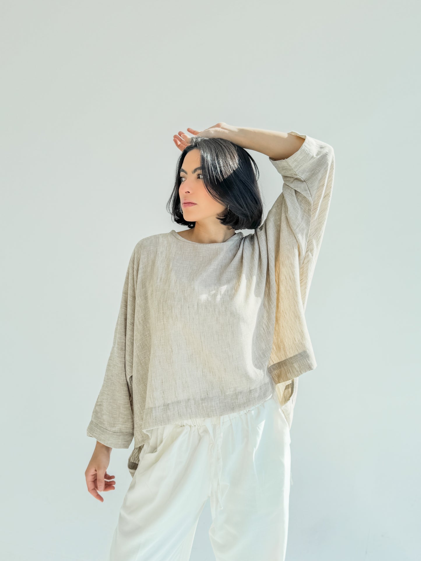 Linen Poncho
