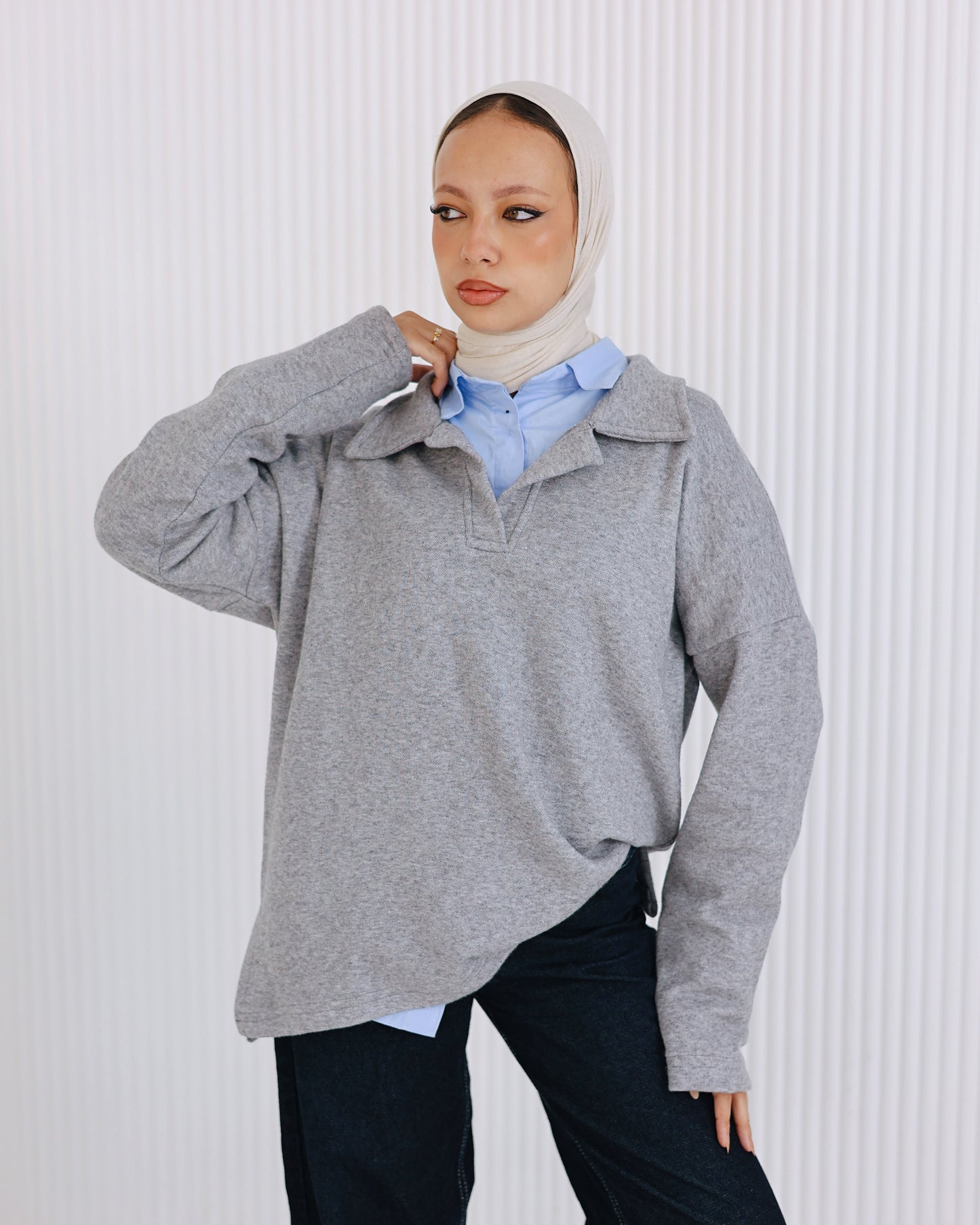 Jump Around Jumper Grey