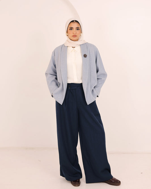 The Belted Coat Blue