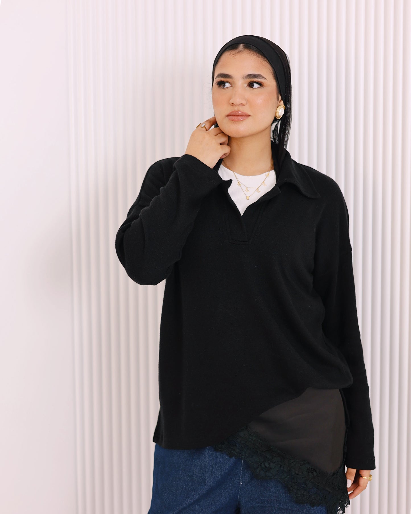 Jump Around Jumper Black