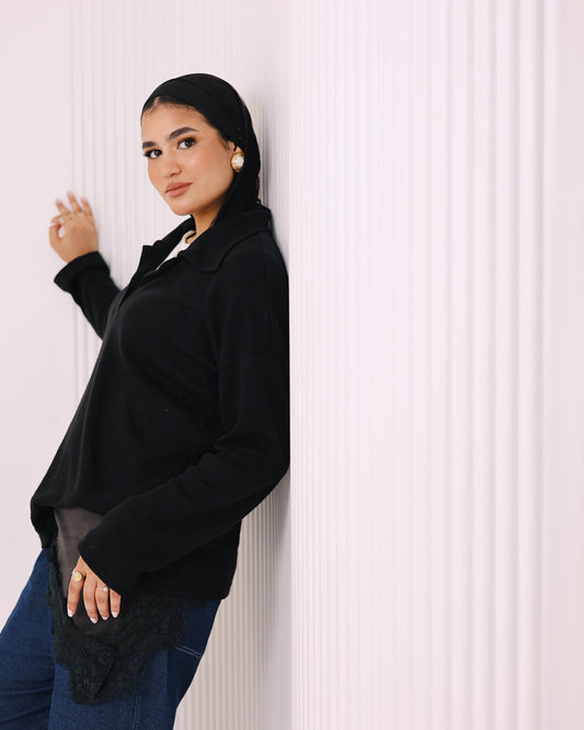 Jump Around Jumper Black