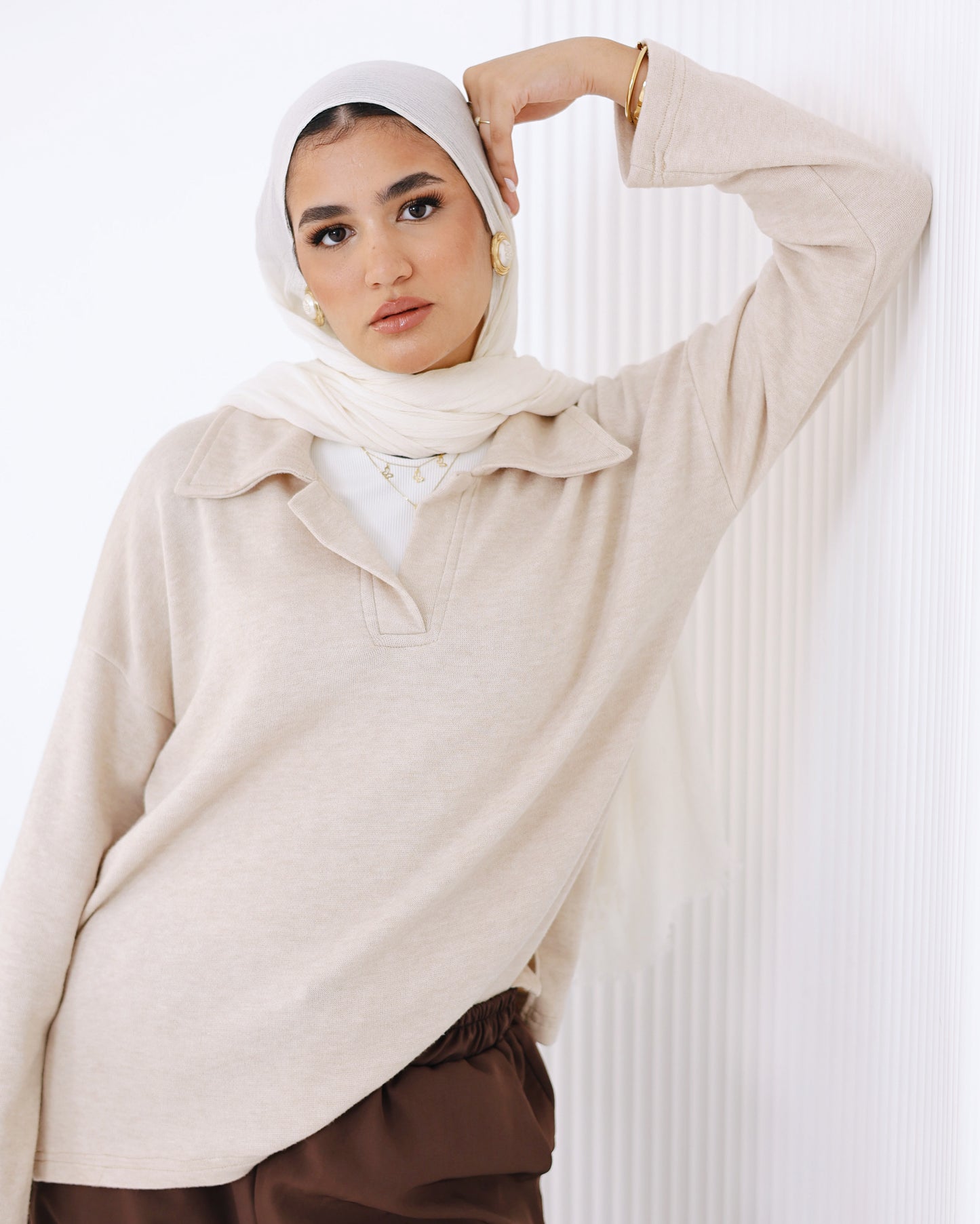 Jump-Around Jumper Beige