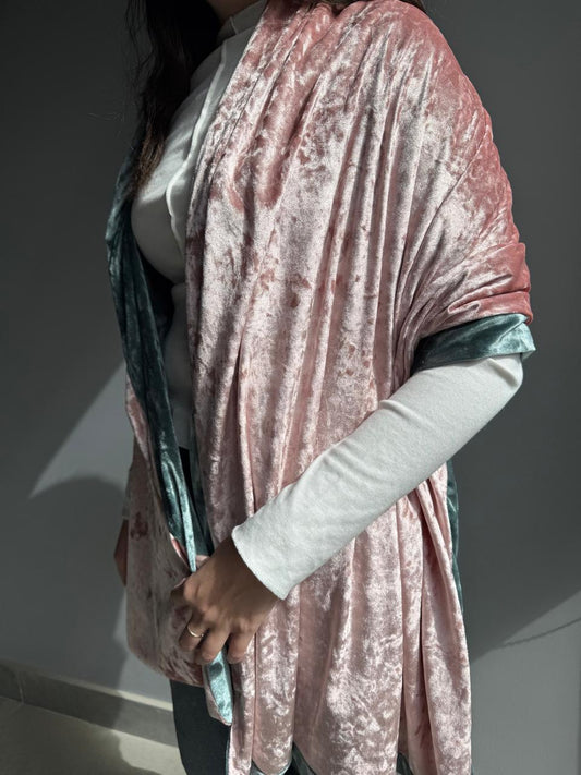 Double Face Velvet Shawl